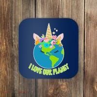 I Love Our Planet Earth Day Love Coaster thumb 0