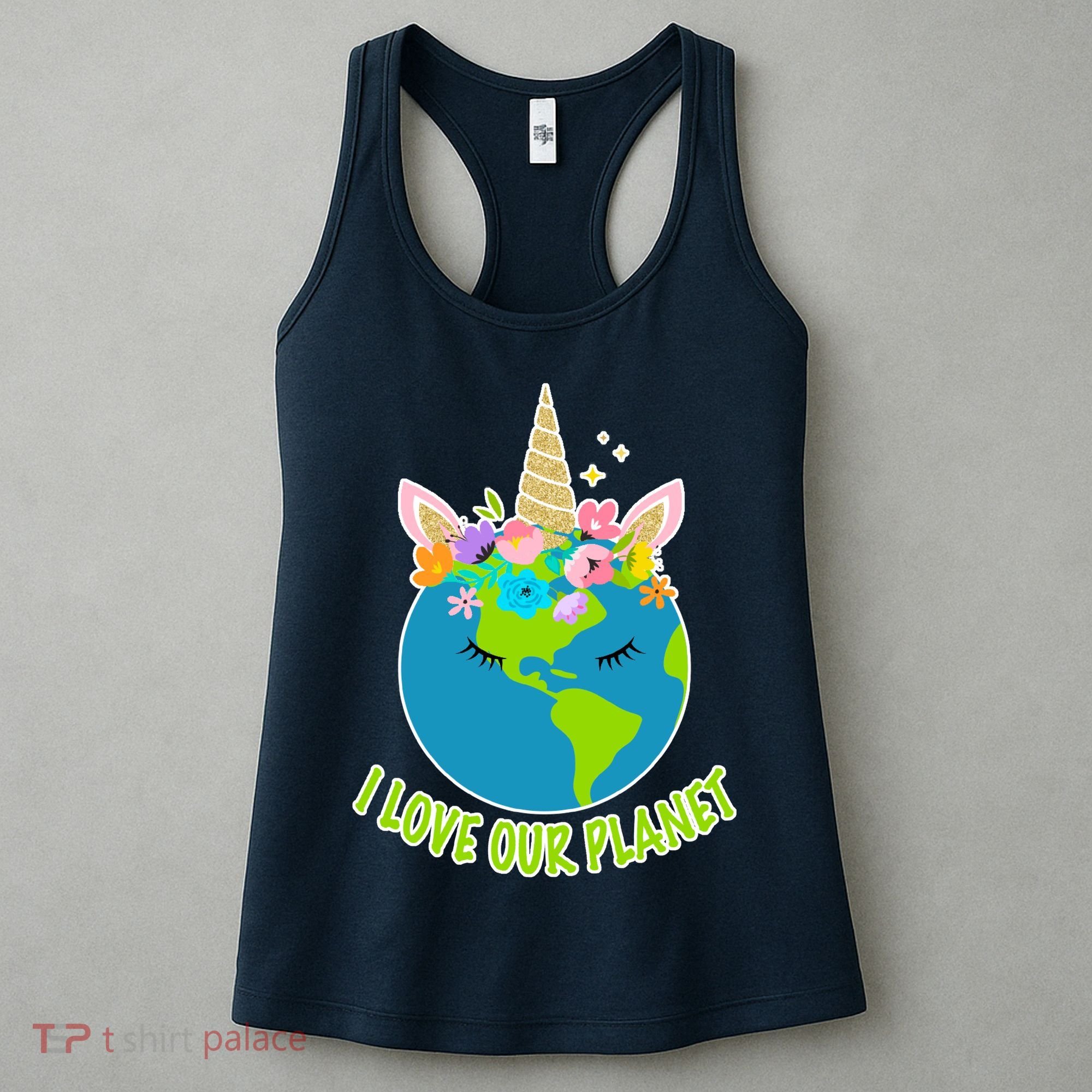 I Love Our Planet Earth Day Love Women's Tank Top