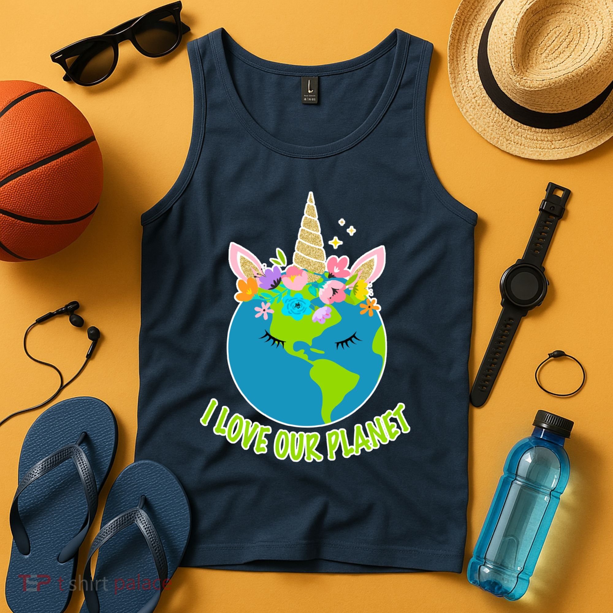 I Love Our Planet Earth Day Love Tank Top