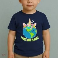 I Love Our Planet Earth Day Love Toddler T-Shirt thumb 2