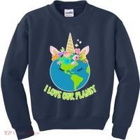 I Love Our Planet Earth Day Love Kids Sweatshirt thumb 0