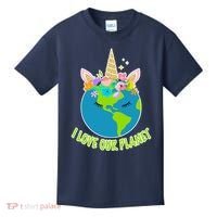I Love Our Planet Earth Day Love Kids T-Shirt thumb 0