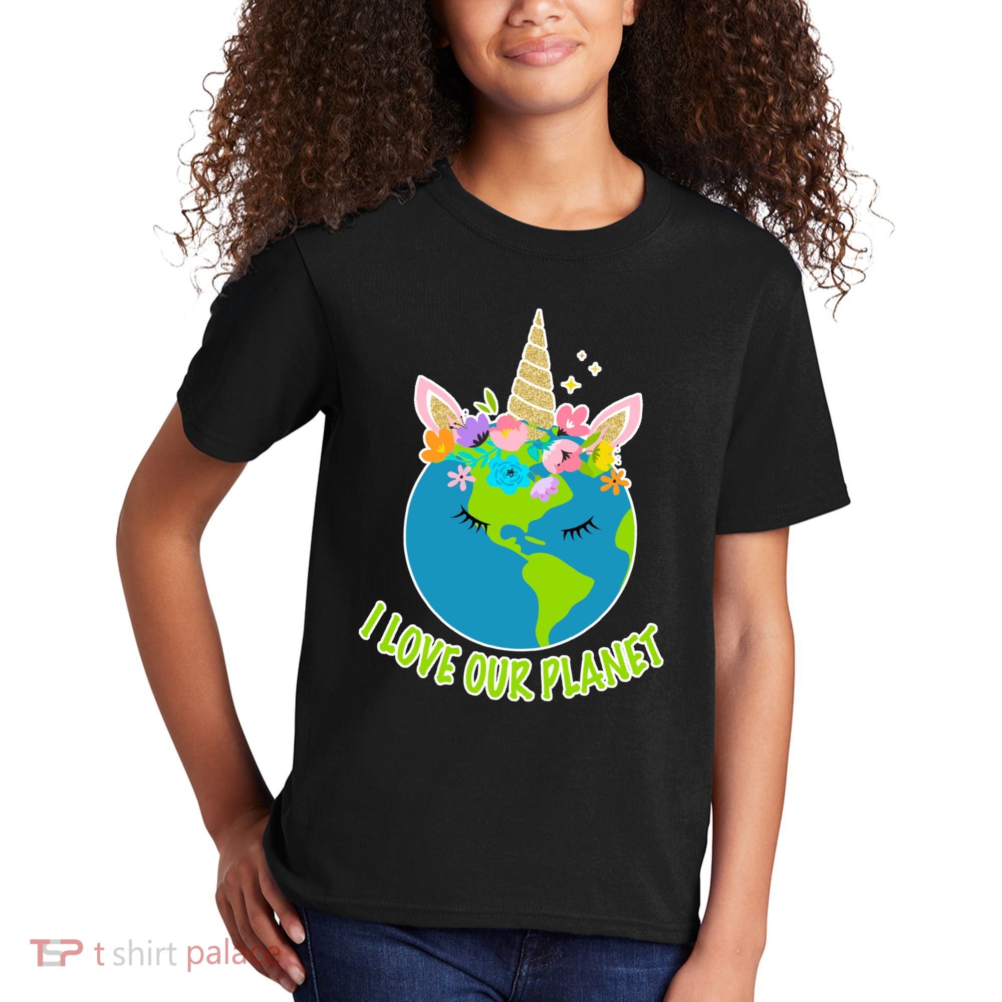 I Love Our Planet Earth Day Love Kids T-Shirt