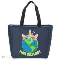 I Love Our Planet Earth Day Love Tote Bag thumb 0
