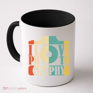 I Love Photography Camera Coffee Mug