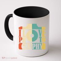 I Love Photography Camera Coffee Mug thumb 0