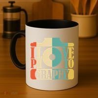 I Love Photography Camera Coffee Mug thumb 4