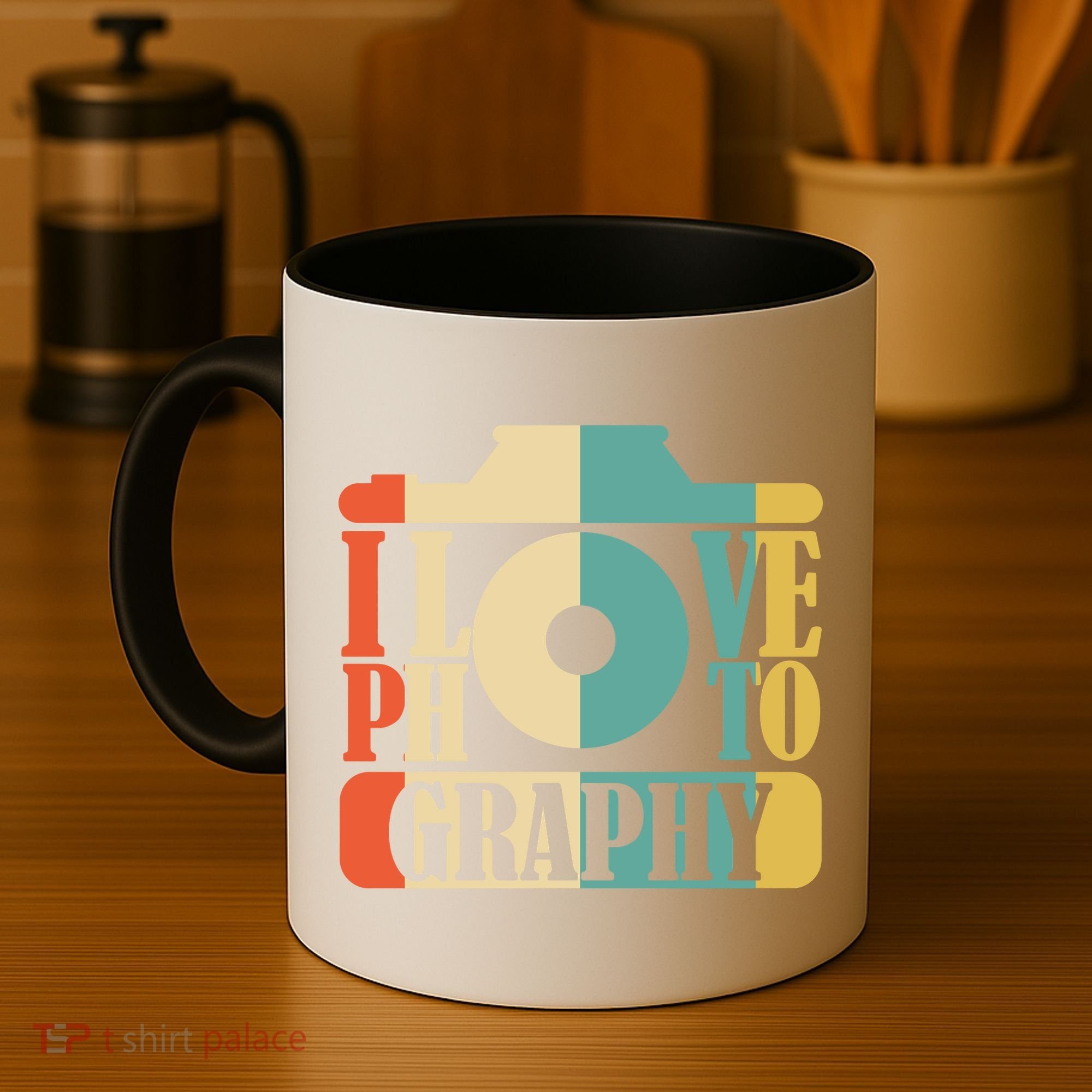 I Love Photography Camera Coffee Mug