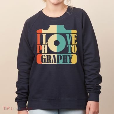 I Love Photography Camera Women's Sweatshirt