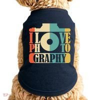 I Love Photography Camera Doggie Tank thumb 0