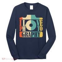 I Love Photography Camera Long Sleeve Shirt thumb 0