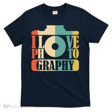 I Love Photography Camera T-Shirt