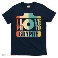I Love Photography Camera T-Shirt thumb 0
