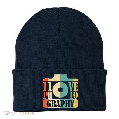 I Love Photography Camera Beanie