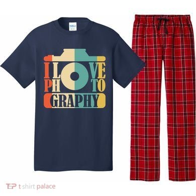 I Love Photography Camera Pajama Set