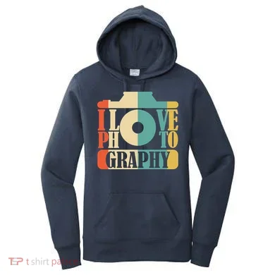 I Love Photography Camera Women's Hoodie