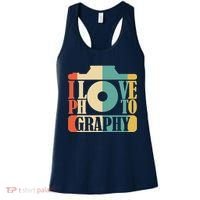 I Love Photography Camera Women's Tank Top thumb 0