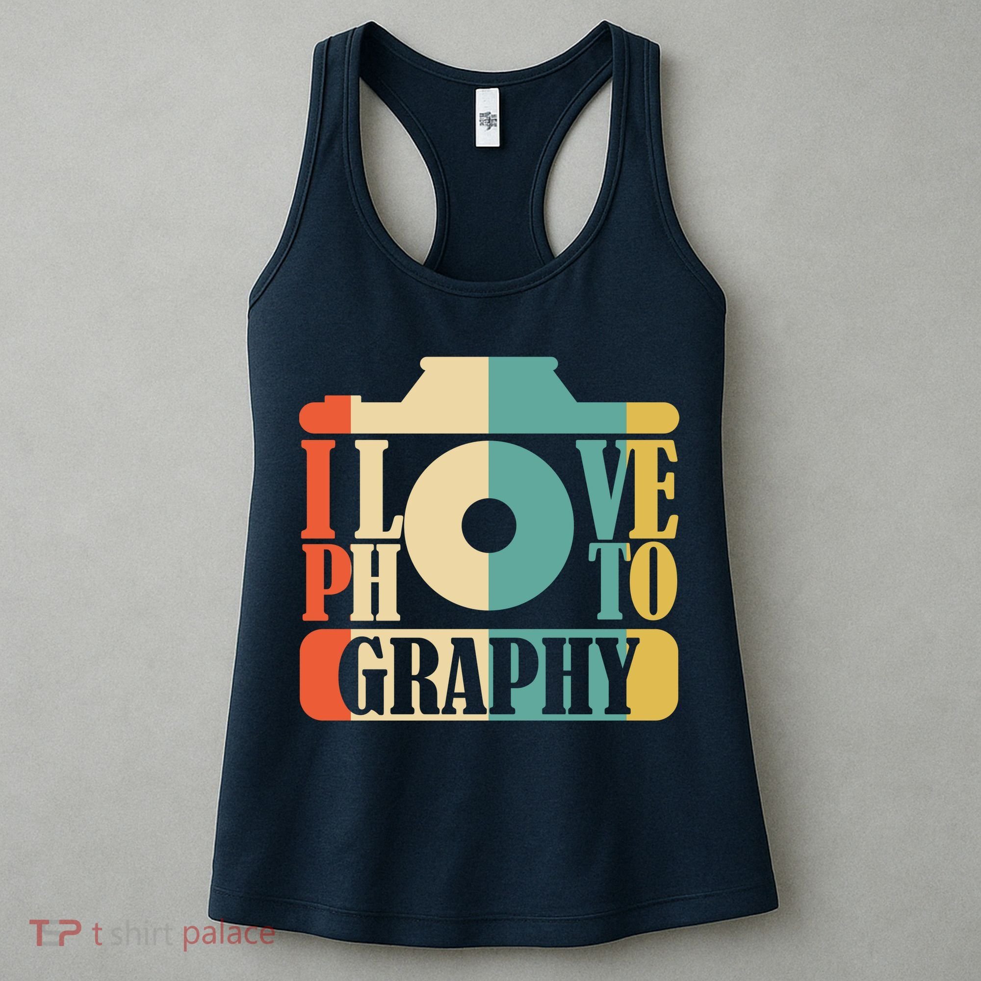 I Love Photography Camera Women's Tank Top