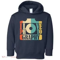 I Love Photography Camera Toddler Hoodie thumb 0