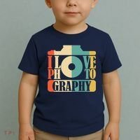 I Love Photography Camera Toddler T-Shirt thumb 2