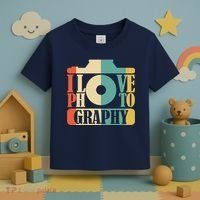 I Love Photography Camera Toddler T-Shirt thumb 3