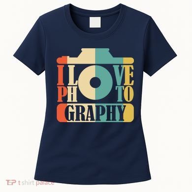 I Love Photography Camera Women's T-Shirt
