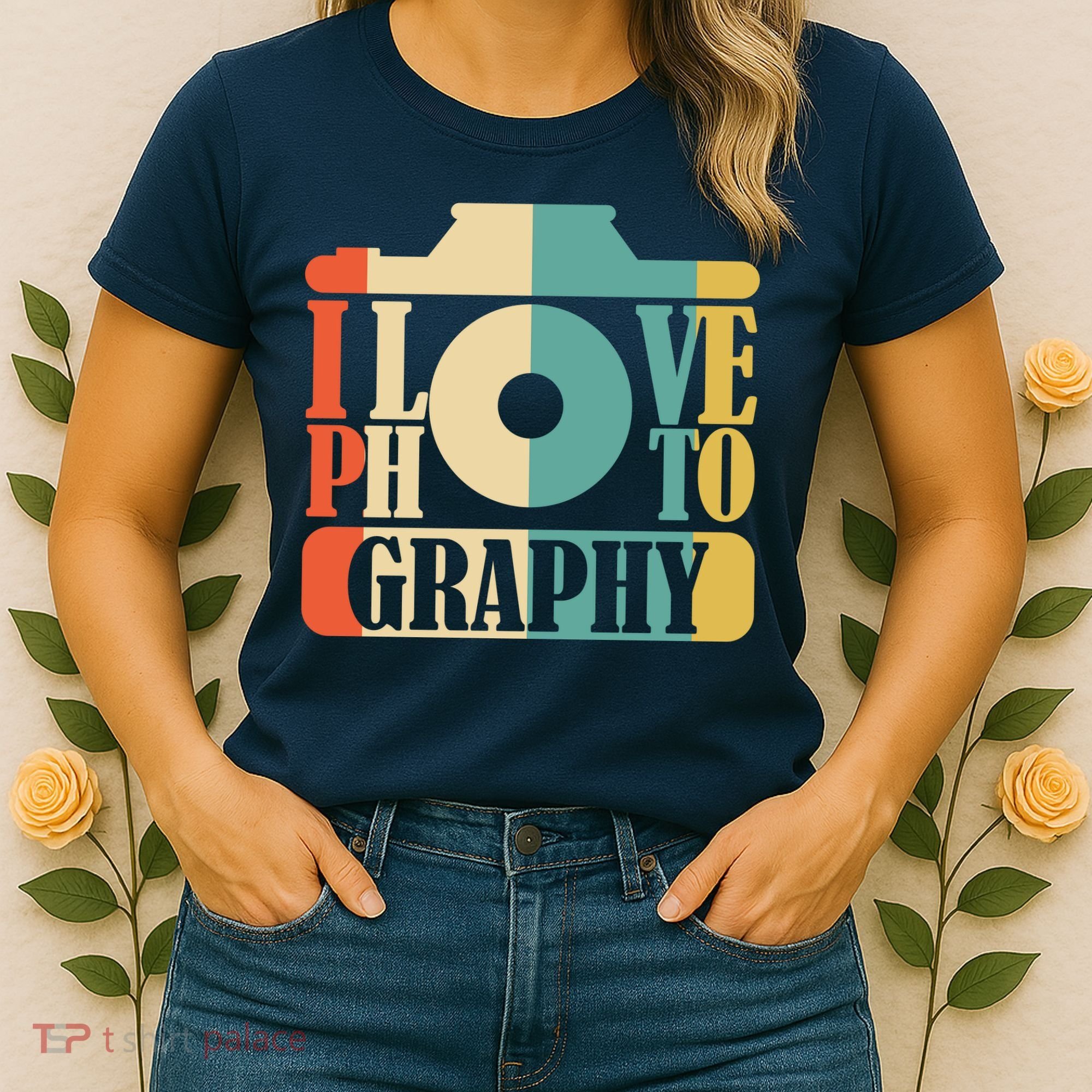 I Love Photography Camera Women's T-Shirt