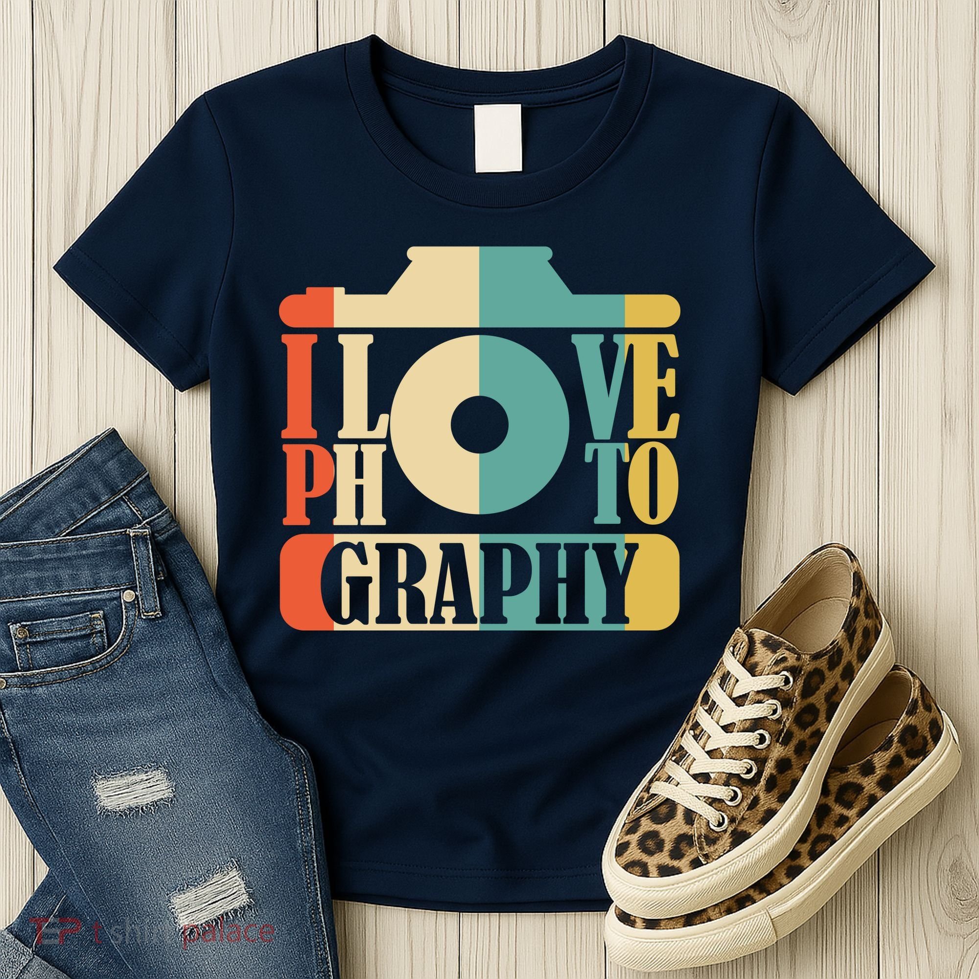 I Love Photography Camera Women's T-Shirt