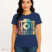 I Love Photography Camera Women's T-Shirt thumb 4