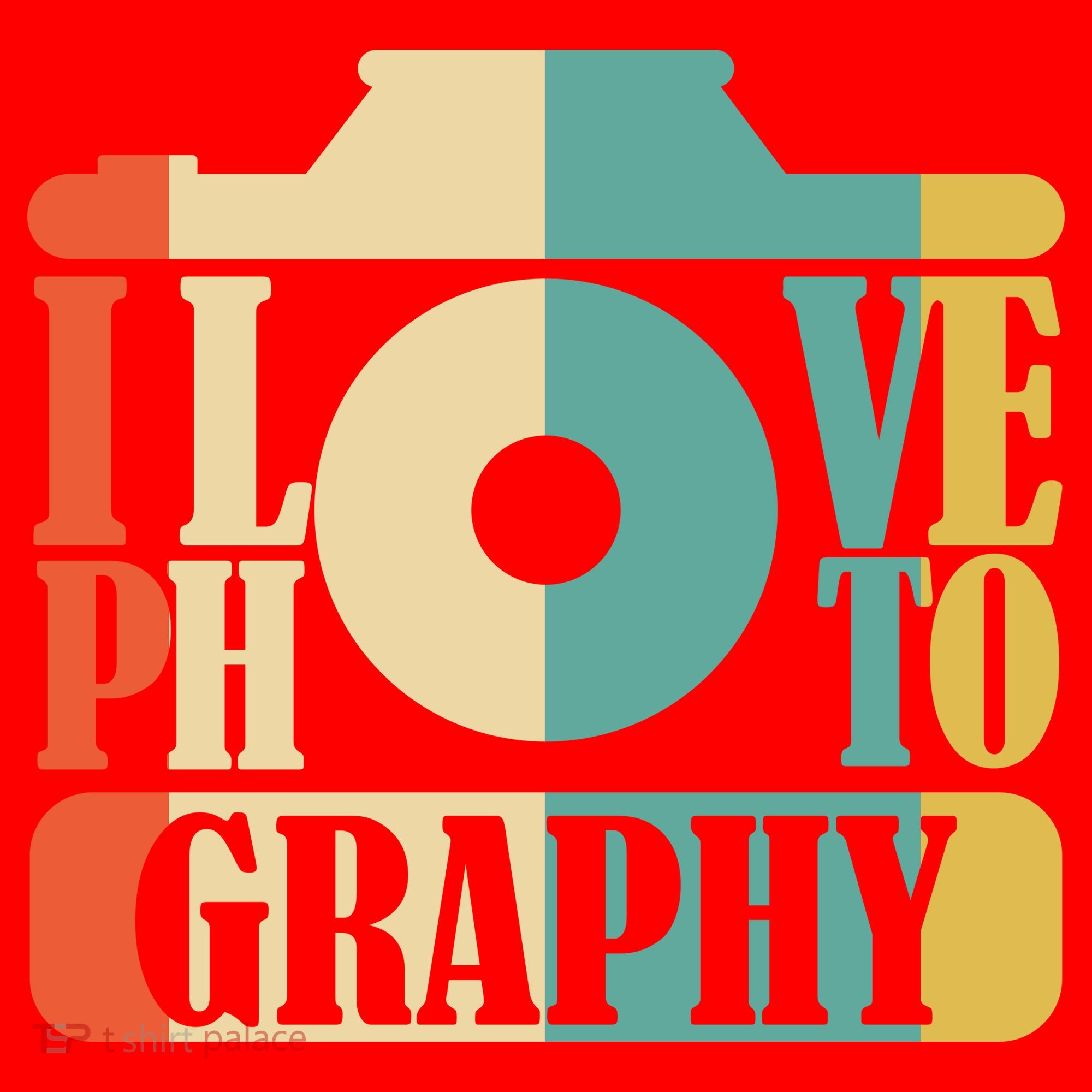 I Love Photography Camera Santa Hat