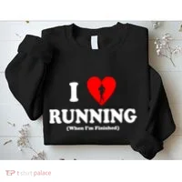 I Love Running When I'm Finished Sweatshirt thumb 2