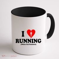 I Love Running When I'm Finished Coffee Mug thumb 1