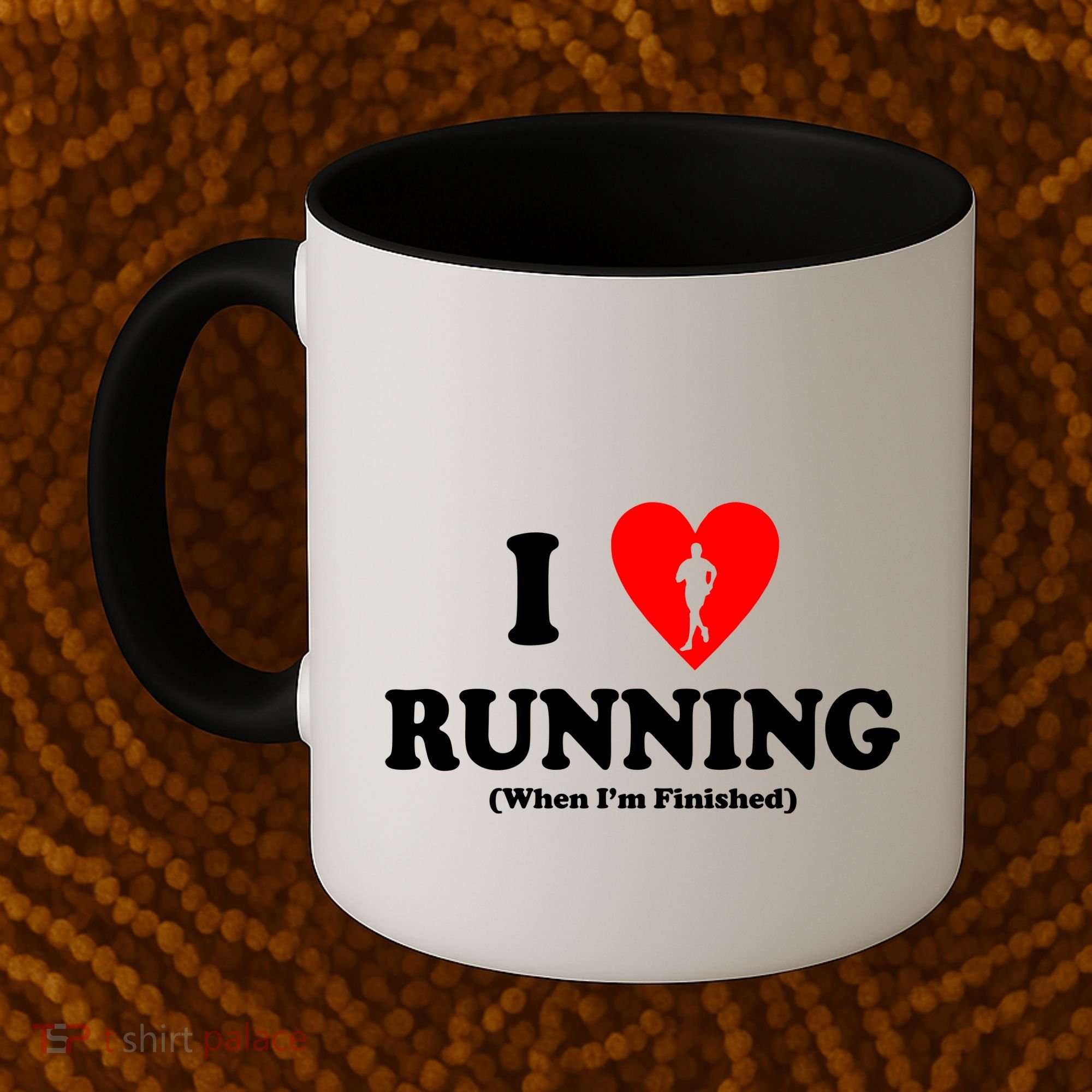 I Love Running When I'm Finished Coffee Mug