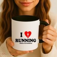 I Love Running When I'm Finished Coffee Mug thumb 3