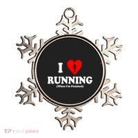 I Love Running When I'm Finished Ornament thumb 0
