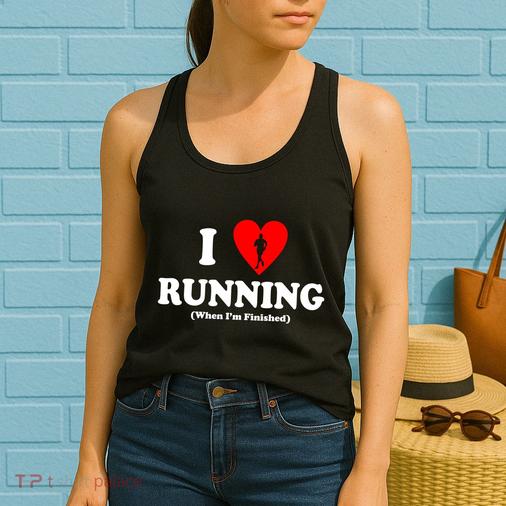 I Love Running When I'm Finished Women's Tank Top