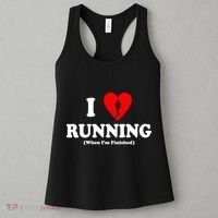 I Love Running When I'm Finished Women's Tank Top thumb 3