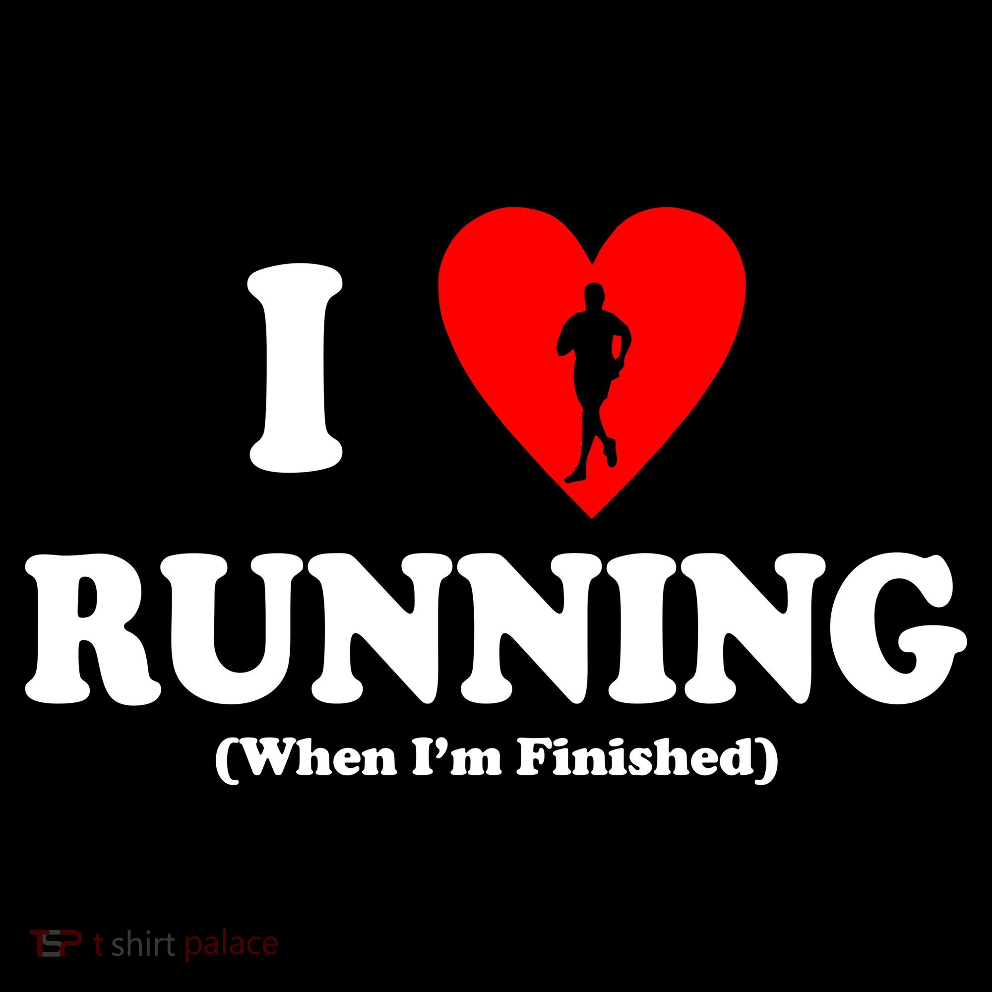 I Love Running When I'm Finished Baby Bodysuit