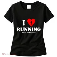 I Love Running When I'm Finished Women's T-Shirt thumb 0
