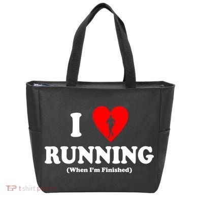 I Love Running When I'm Finished Tote Bag