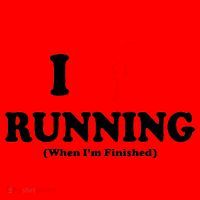 I Love Running When I'm Finished Santa Hat thumb 1
