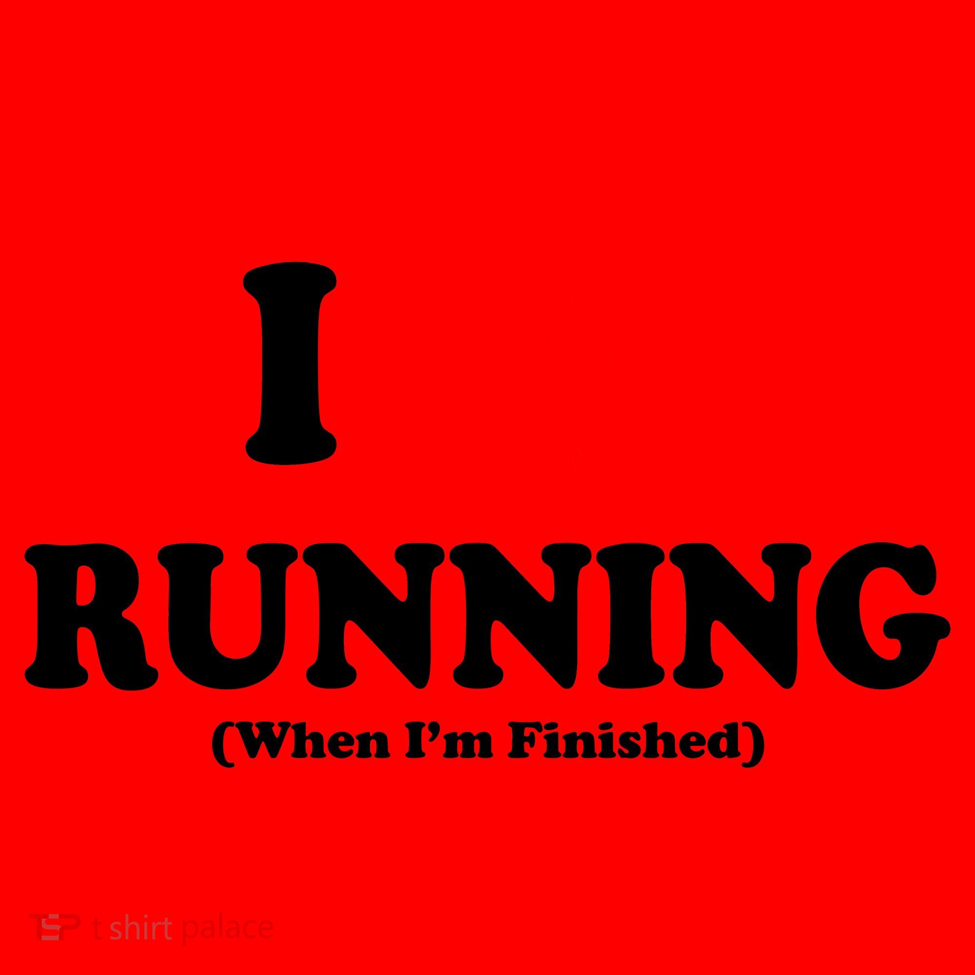 I Love Running When I'm Finished Santa Hat