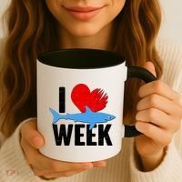 I Love Shark Week Coffee Mug thumb 3