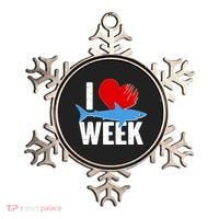 I Love Shark Week Ornament thumb 0