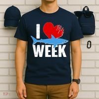 I Love Shark Week T-Shirt thumb 6
