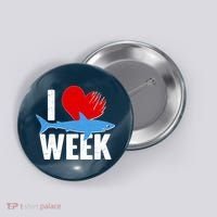 I Love Shark Week Button thumb 0