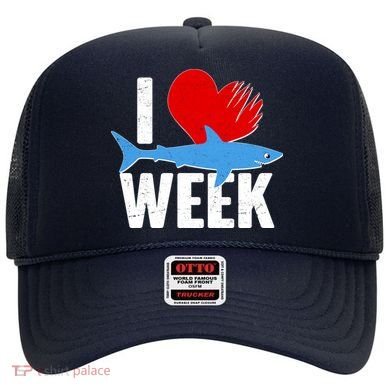 I Love Shark Week Hat