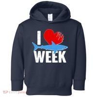 I Love Shark Week Toddler Hoodie thumb 0