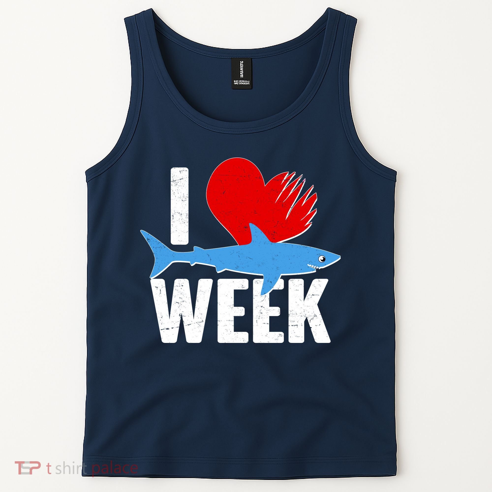 I Love Shark Week Tank Top