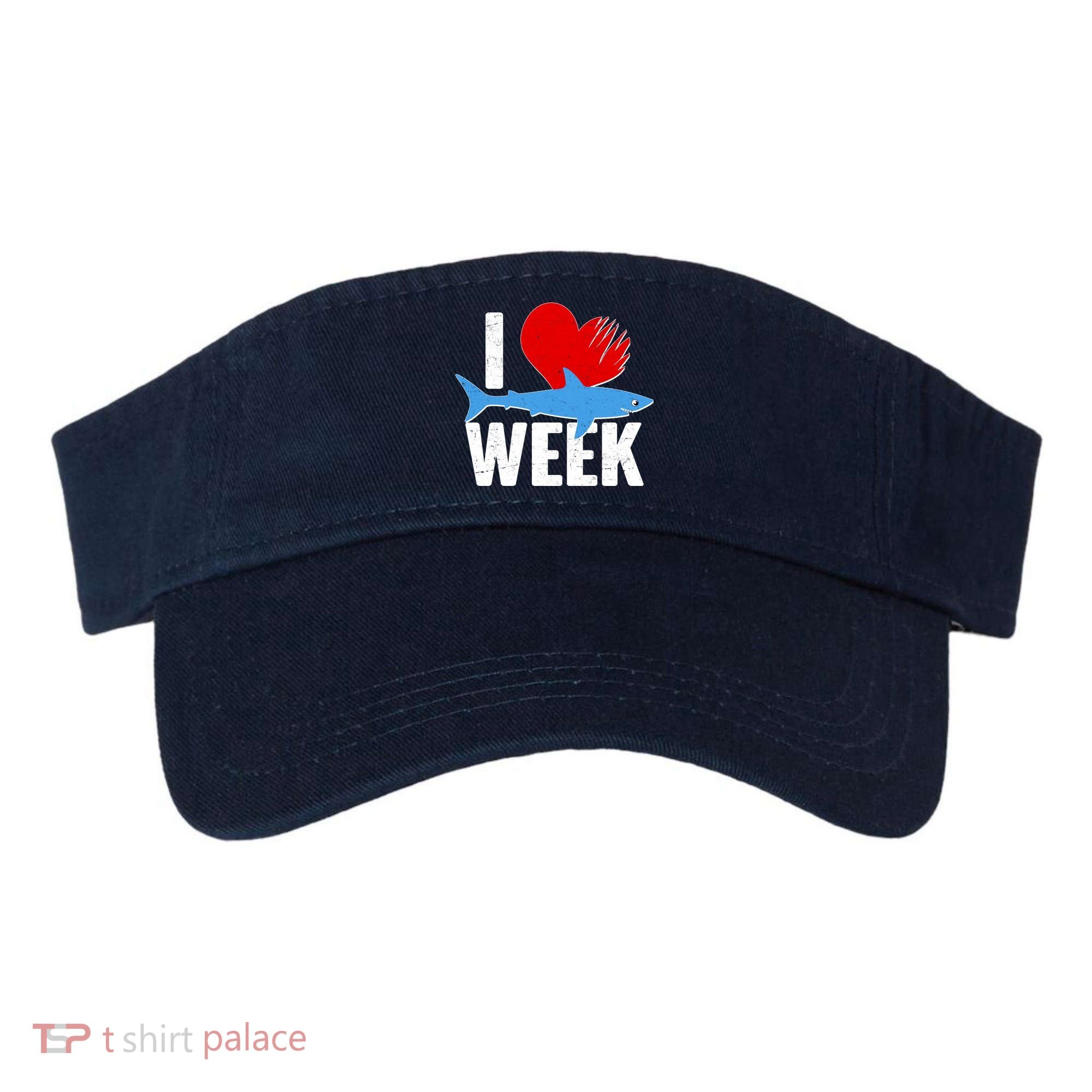 I Love Shark Week Visor